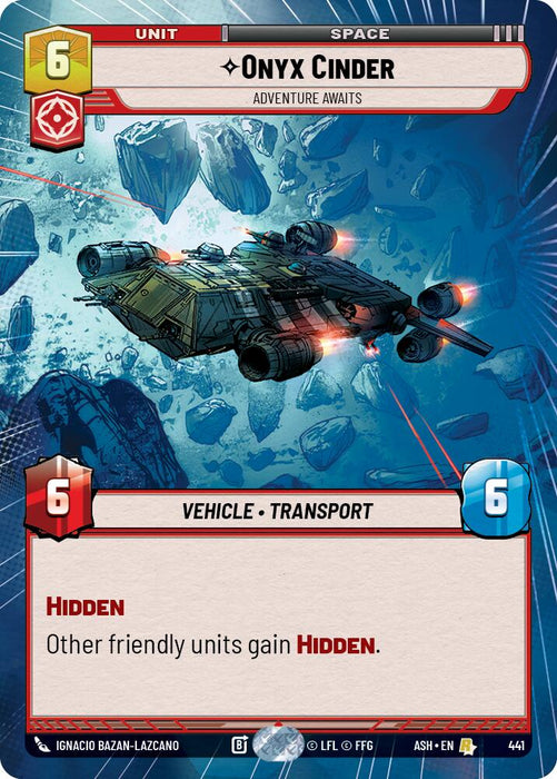 Onyx Cinder - Adventure Awaits (441) (Hyperspace) (441) [Ashes of the Empire] - for just $0.25! 
