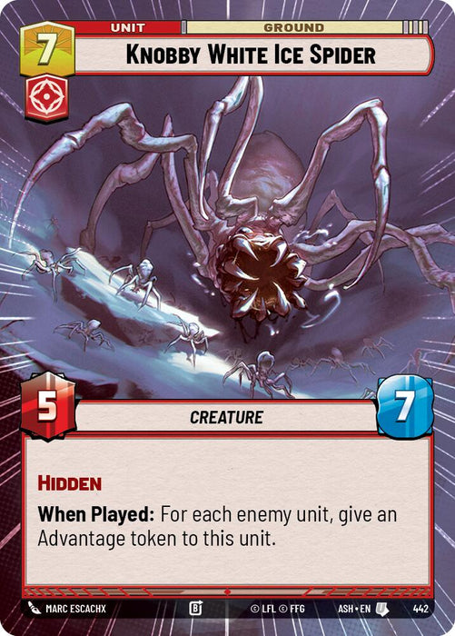 Knobby White Ice Spider (442) (Hyperspace) (442) [Ashes of the Empire] - for just $0.10! 