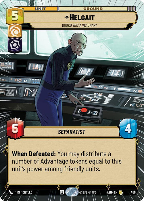 Helgait - Dooku Was a Visionary (459) (Hyperspace) (459) [Ashes of the Empire] - for just $0.50! 