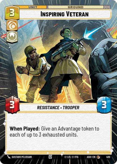 Inspiring Veteran (469) (Hyperspace) (469) [Ashes of the Empire] - for just $0.10! 