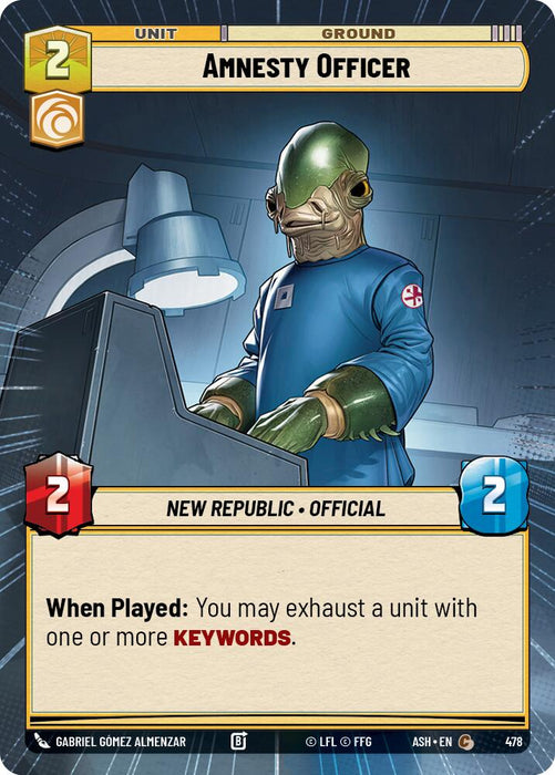 Amnesty Officer (478) (Hyperspace) (478) [Ashes of the Empire] - for just $0.10! 