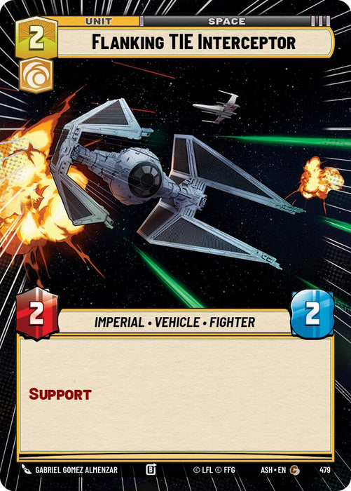 Flanking TIE Interceptor (479) (Hyperspace) (479) [Ashes of the Empire] - for just $0.10! 