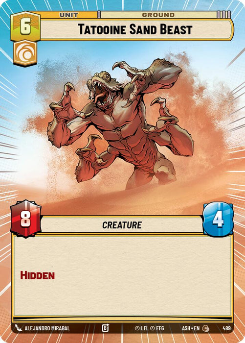 Tatooine Sand Beast (489) (Hyperspace) (489) [Ashes of the Empire] - for just $0.10! 