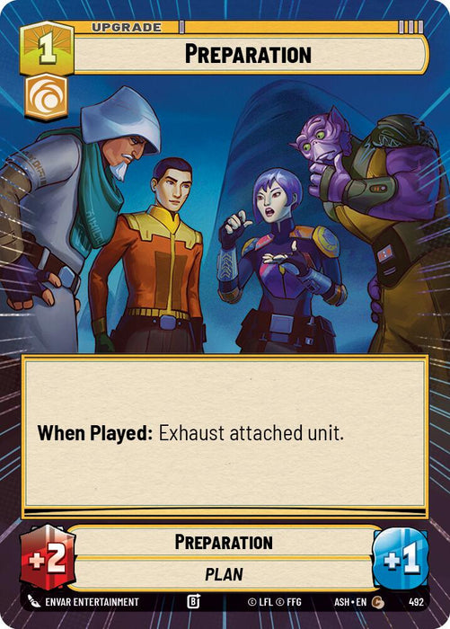 Preparation (492) (Hyperspace) (492) [Ashes of the Empire] - for just $0.10! 