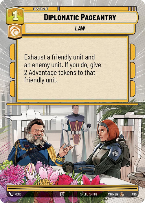 Diplomatic Pageantry (495) (Hyperspace) (495) [Ashes of the Empire] - for just $0.10! 