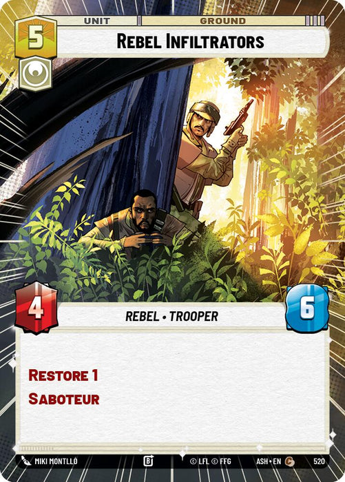 Rebel Infiltrators (520) (Hyperspace) (520) [Ashes of the Empire] - for just $0.10! 