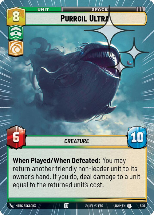 Purrgil Ultra (540) (Hyperspace Foil) (540) [Ashes of the Empire] - for just $0.10! 