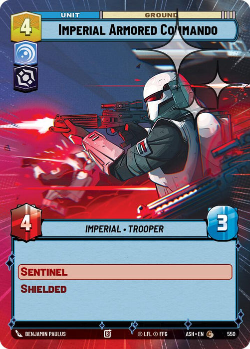Imperial Armored Commando (550) (Hyperspace Foil) (550) [Ashes of the Empire] - for just $0.15! 