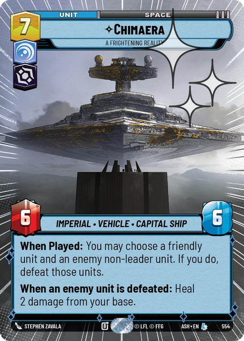 Chimaera - A Frightening Reality (554) (Hyperspace Foil) (554) [Ashes of the Empire] - for just $22.55! 