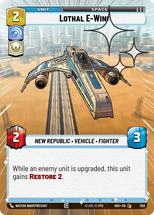 Lothal E-Wing (559) (Hyperspace Foil) (559) [Ashes of the Empire] - for just $0.10! 