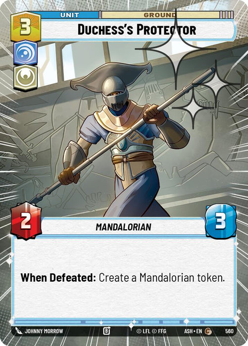 Duchess's Protector (560) (Hyperspace Foil) (560) [Ashes of the Empire] - for just $0.10! 