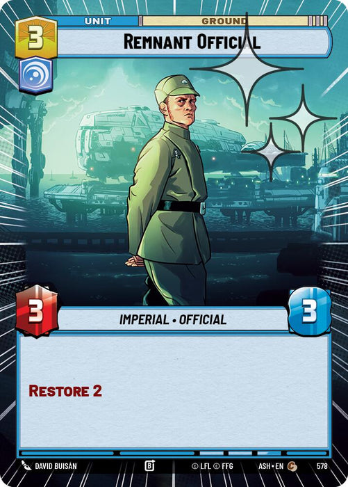 Remnant Official (578) (Hyperspace Foil) (578) [Ashes of the Empire] - for just $0.10! 