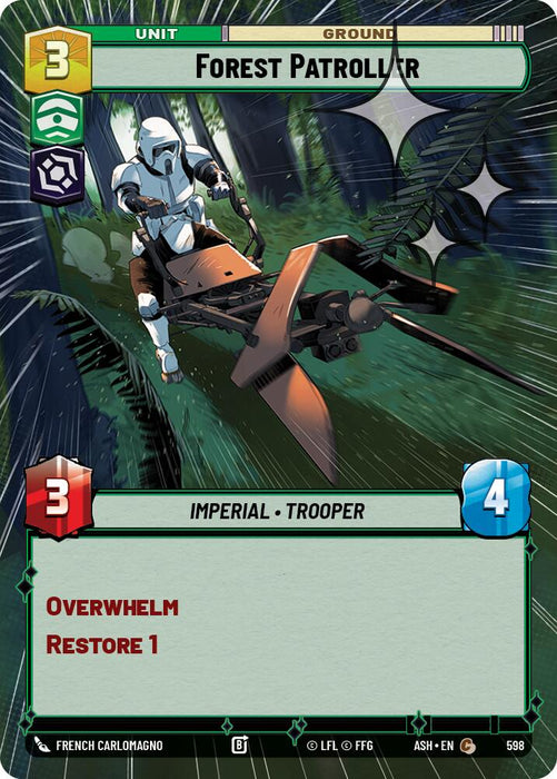 Forest Patroller (598) (Hyperspace Foil) (598) [Ashes of the Empire] - for just $0.15! 