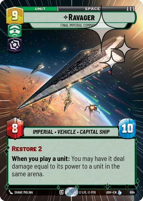 Ravager - Final Imperial Command (604) (Hyperspace Foil) (604) [Ashes of the Empire] - for just $5.70! 