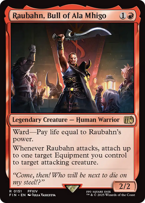 Raubahn, Bull of Ala Mhigo (FIN-151) - FINAL FANTASY Foil - for just $0.12! 