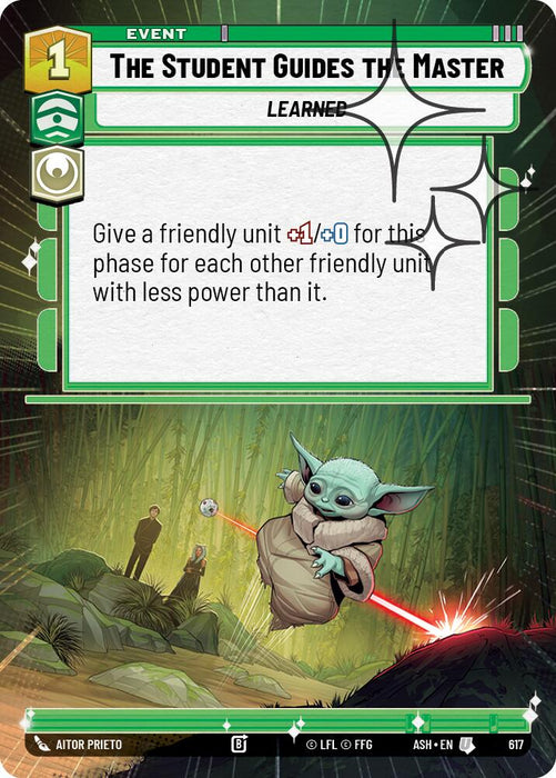 The Student Guides the Master (617) (Hyperspace Foil) (617) [Ashes of the Empire] - for just $0.20! 