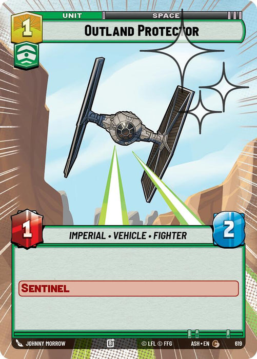 Outland Protector (619) (Hyperspace Foil) (619) [Ashes of the Empire] - for just $0.10! 