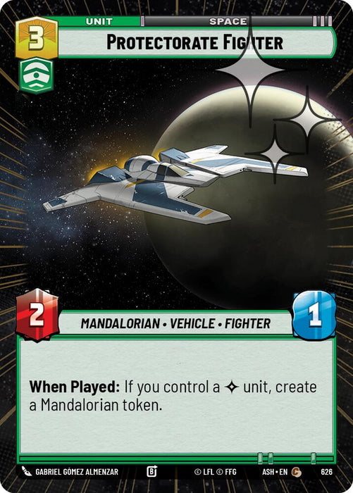 Protectorate Fighter (626) (Hyperspace Foil) (626) [Ashes of the Empire] - for just $0.10! 