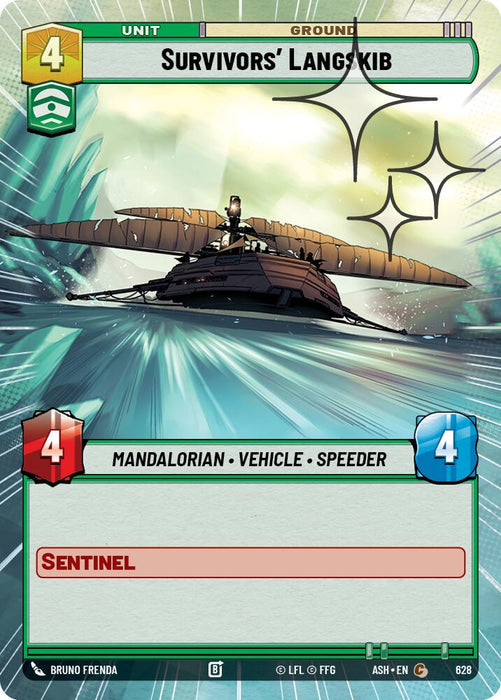 Survivors' Langskib (628) (Hyperspace Foil) (628) [Ashes of the Empire] - for just $0.10! 