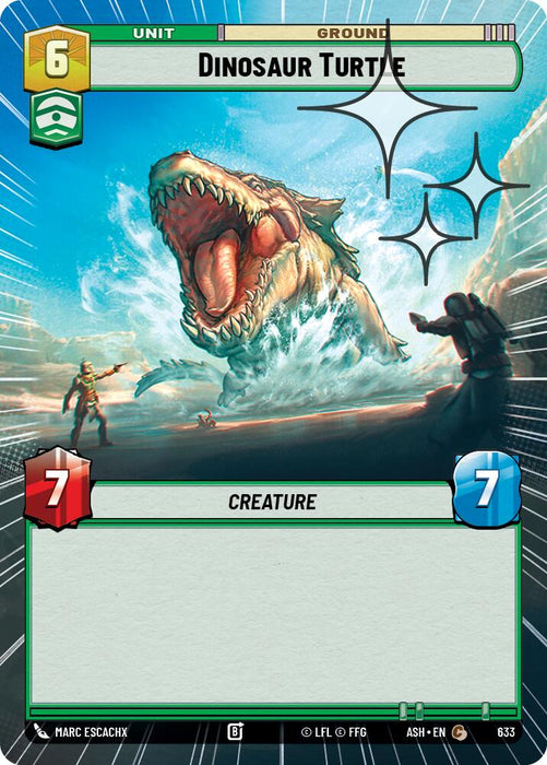 Dinosaur Turtle (633) (Hyperspace Foil) (633) [Ashes of the Empire] - for just $0.10! 