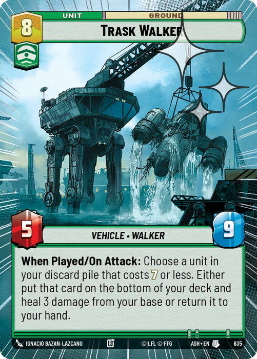 Trask Walker (635) (Hyperspace Foil) (635) [Ashes of the Empire] - for just $0.75! 