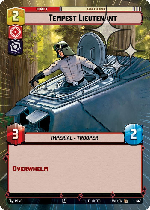 Tempest Lieutenant (645) (Hyperspace Foil) (645) [Ashes of the Empire] - for just $0.10! 
