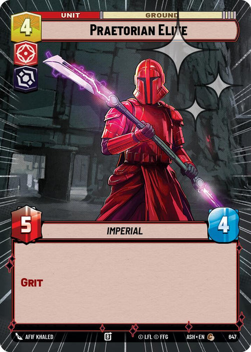Praetorian Elite (647) (Hyperspace Foil) (647) [Ashes of the Empire] - for just $0.10! 