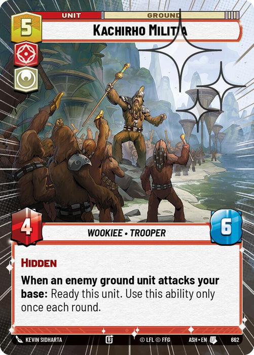 Kachirho Militia (662) (Hyperspace Foil) (662) [Ashes of the Empire] - for just $0.10! 