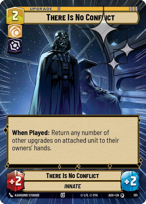 There Is No Conflict (701) (Hyperspace Foil) (701) [Ashes of the Empire] - for just $0.30! 