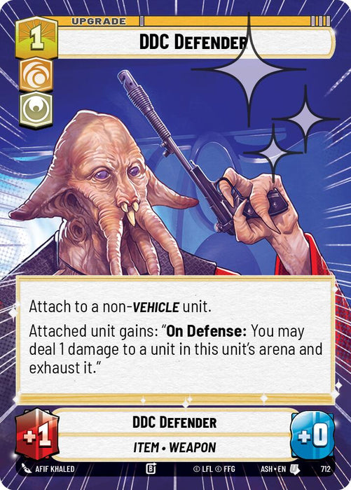 DDC Defender (712) (Hyperspace Foil) (712) [Ashes of the Empire] - for just $0.25! 