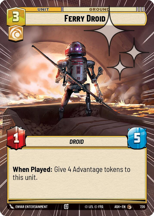 Ferry Droid (720) (Hyperspace Foil) (720) [Ashes of the Empire] - for just $0.10! 