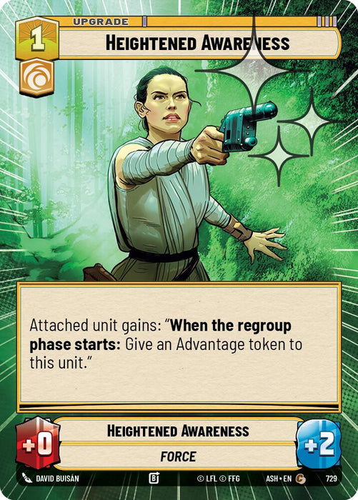 Heightened Awareness (729) (Hyperspace Foil) (729) [Ashes of the Empire] - for just $0.10! 