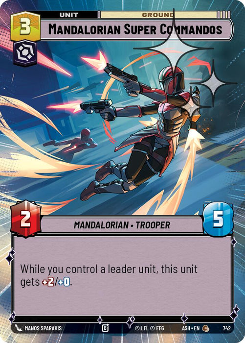 Mandalorian Super Commandos (742) (Hyperspace Foil) (742) [Ashes of the Empire] - for just $0.10! 