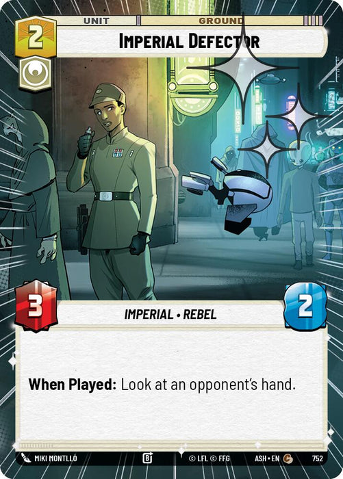 Imperial Defector (752) (Hyperspace Foil) (752) [Ashes of the Empire] - for just $0.10! 