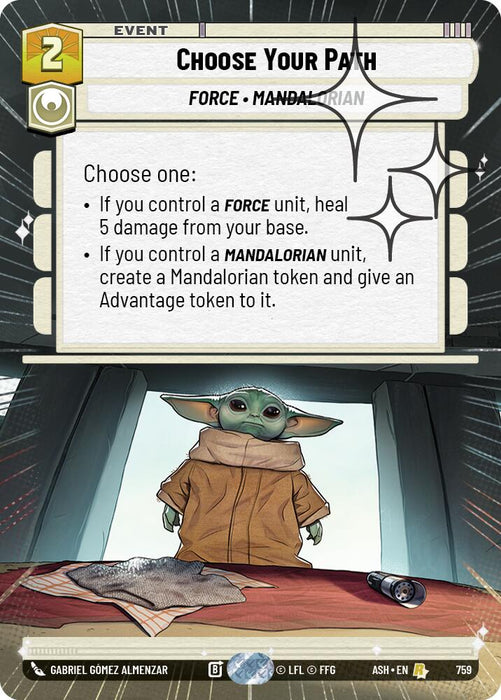 Choose Your Path (759) (Hyperspace Foil) (759) [Ashes of the Empire] - for just $0.35! 
