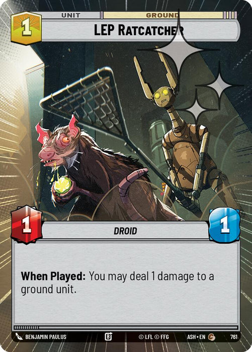 LEP Ratcatcher (761) (Hyperspace Foil) (761) [Ashes of the Empire] - for just $0.10! 