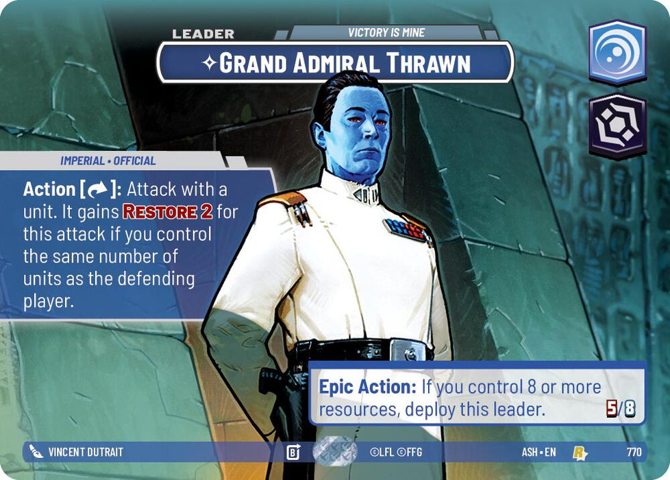 Grand Admiral Thrawn - Victory is Mine (770) (Showcase) (770) [Ashes of the Empire] - for just $75.15! 