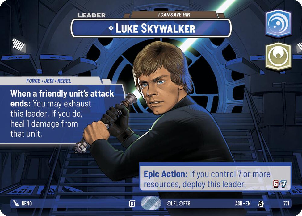 Luke Skywalker - I Can Save Him (771) (Showcase) (771) [Ashes of the Empire] - for just $154.25! 