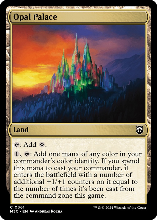 Opal Palace (Ripple Foil) [Modern Horizons 3 Commander] - Just $0.50! Shop now at Retro Gaming of Denver