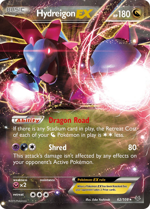 Hydreigon EX (62/108) [XY: Roaring Skies] - for just $1.80! 