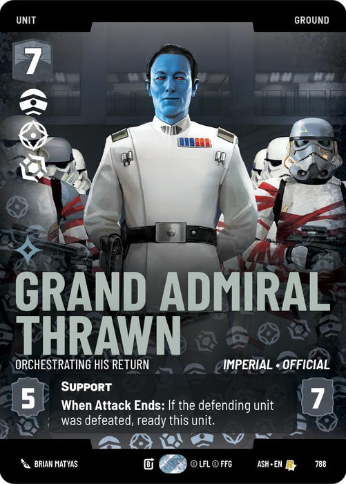 Grand Admiral Thrawn - Orchestrating His Return (788) (Prestige) (788) [Ashes of the Empire] - for just $0.75! 