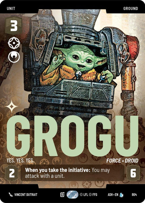 Grogu - Yes. Yes. Yes. (804) (Prestige) (804) [Ashes of the Empire] - for just $1.75! 