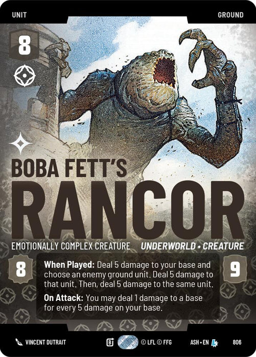 Boba Fett's Rancor - Emotionally Complex Creature (806) (Prestige) (806) [Ashes of the Empire] - for just $0.90! 