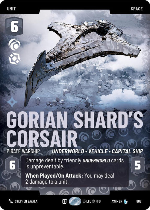 Gorian Shard's Corsair - Pirate Warship (808) (Prestige) (808) [Ashes of the Empire] - for just $1.45! 