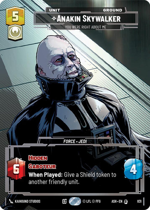 Anakin Skywalker - You Were Right About Me (831) (Prestige) (831) [Ashes of the Empire] - for just $1.30! 