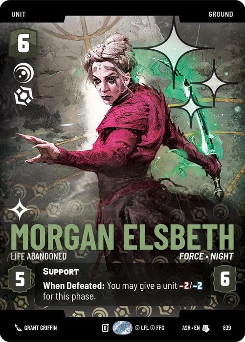 Morgan Elsbeth - Life Abandoned (839) (Prestige Foil) (839) [Ashes of the Empire] - for just $2.95! 