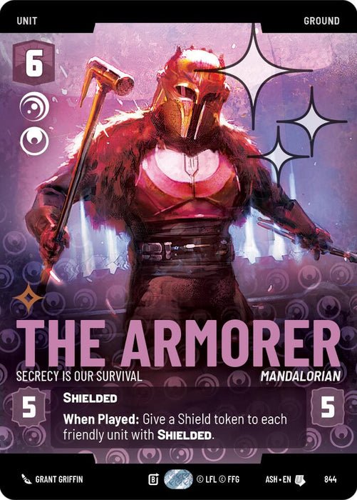 The Armorer - Secrecy is Our Survival (844) (Prestige Foil) (844) [Ashes of the Empire] - for just $2.85! 