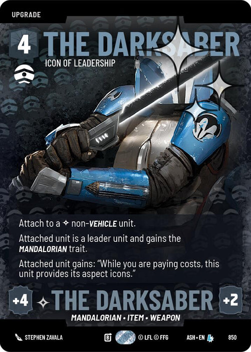 The Darksaber - Icon of Leadership (850) (Prestige Foil) (850) [Ashes of the Empire] - for just $9! 
