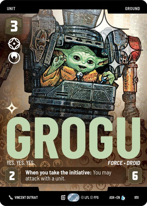 Grogu - Yes. Yes. Yes. (851) (Prestige Foil) (851) [Ashes of the Empire] - for just $3.80! 