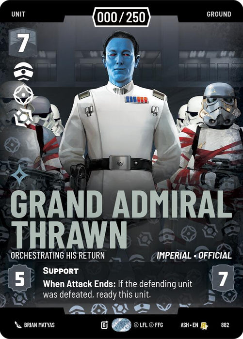 Grand Admiral Thrawn - Orchestrating His Return (882) (Serialized) (882) [Ashes of the Empire] - for just $140! 